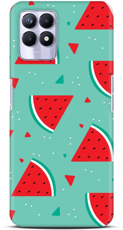 Sankee Back Cover for Realme 8i  (Green, Hard Case)