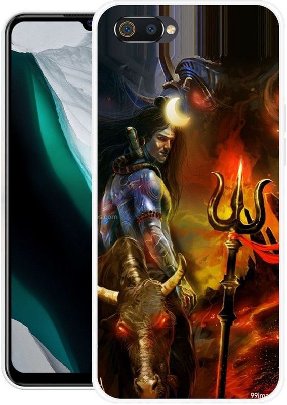 BLUEZAP Back Cover for Realme C2  (Multicolor, Grip Case, Silicon)
