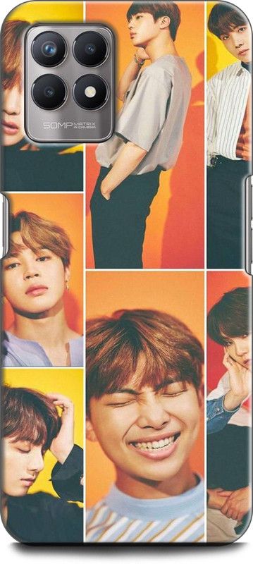 Dronk Back Cover for Realme 8i, RMX3151 BTS, BTS ARMY, BTS LOVE, SINGERS, KOREAN, KOREAN, BANGTAN BOYS  (Multicolor, Dual Protection, Pack of: 1)