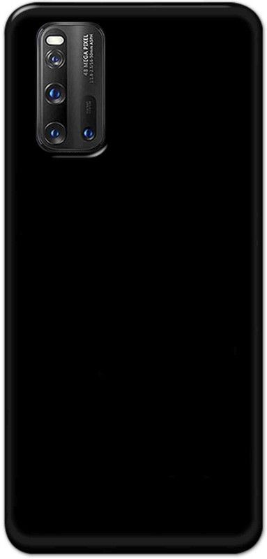 NDCOM Back Cover for IQOO 3 (5G) Solid Black Printed  (Multicolor, Hard Case, Pack of: 1)