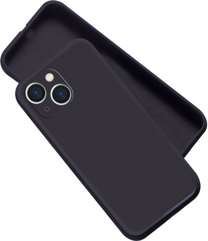 Artistque Back Cover for Apple Iphone 13  (Black, Flexible, Silicon, Pack of: 1)