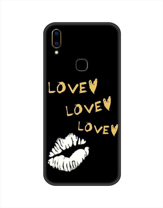 Smutty Back Cover for Vivo Y91, Vivo 1816, Vivo 1817, Vivo 1820, Vivo 1811 - Love Word Print  (Multicolor, Hard Case, Pack of: 1)