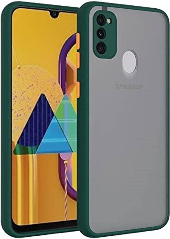 Bodoma Back Cover for Samsung Galaxy M21 2021 Edtion, Samsung Galaxy M21 2021  (Green, Grip Case, Silicon, Pack of: 1)