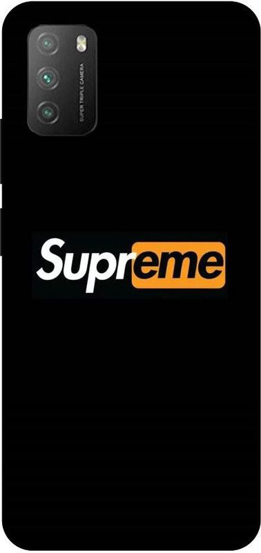 URCHIN Back Cover for Poco M3 Supreme, Supreme logo, Cool, Trand, Hub  (Multicolor, Shock Proof, Pack of: 1)