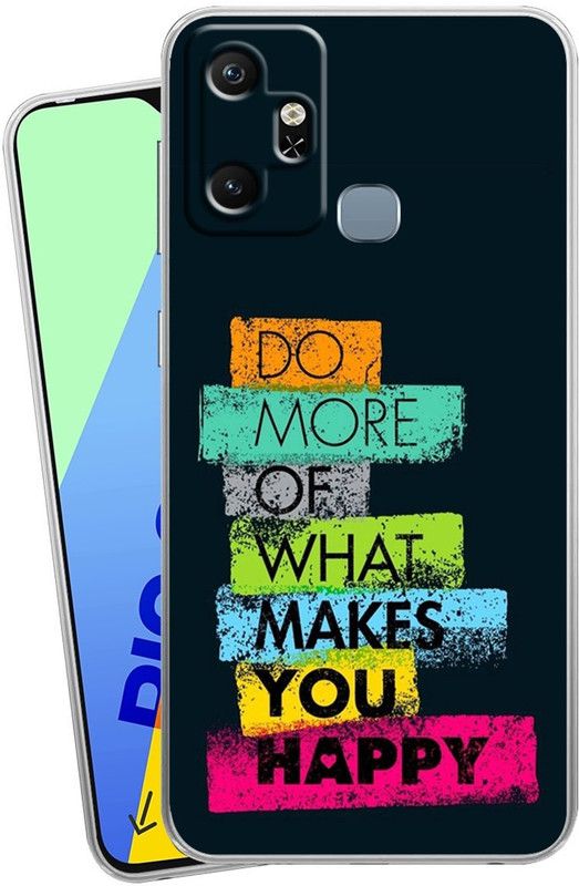 Mitvaa Back Cover for Infinix Smart 6 Plus  (Multicolor, Dual Protection, Silicon, Pack of: 1)