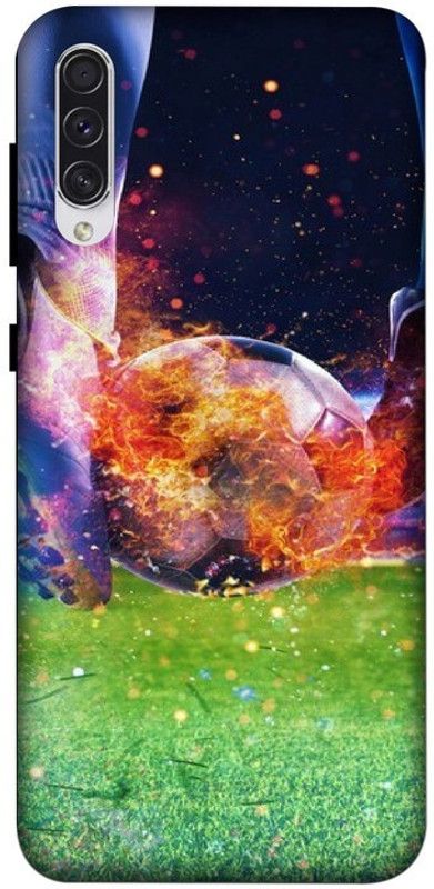 LUCKY MOBI.COM Back Cover for SAMSUNG GALAXY A50 ( football, sports) PRINTED BACK COVER  (Multicolor, Waterproof, Pack of: 1)