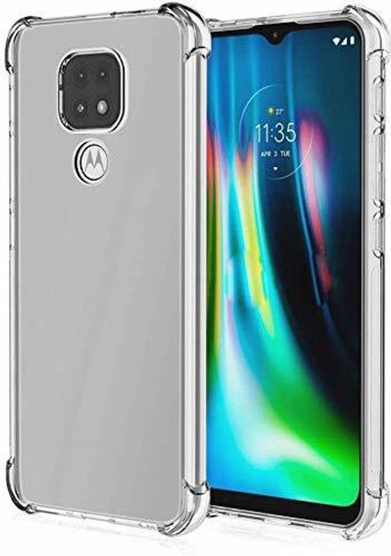 SmartPoint Back Cover for Motorola One Fusion+  (Transparent, Silicon, Pack of: 1)