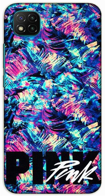 iprinto Back Cover for Poco C3 Pink Back Cover  (Multicolor, Hard Case, Pack of: 1)