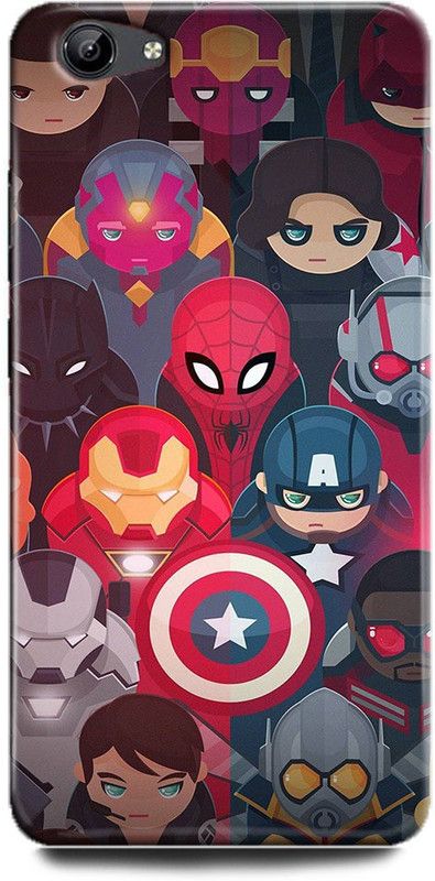 FIKORA Back Cover for Vivo Y71/1724 AVENGERS PRINTED  (Multicolor, Hard Case, Pack of: 1)