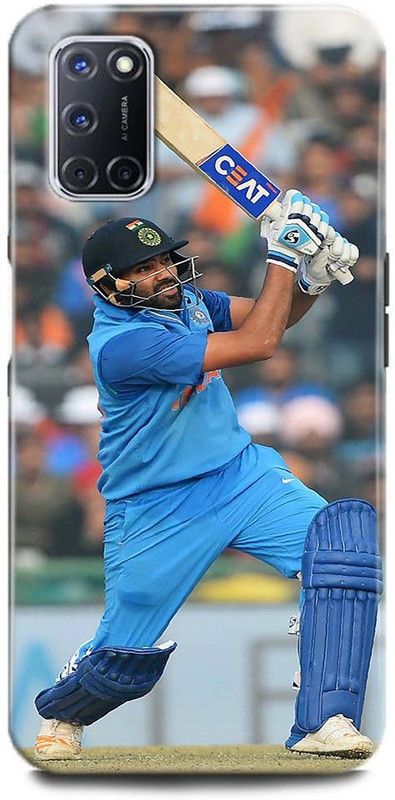 MP ARIES MOBILE COVER Back Cover for Samsung Galaxy A31, ROHIT SHARMA, PLAYER, CRICKETER, IPL , SPORTS PRINTED  (Multicolor, Hard Case, Pack of: 1)