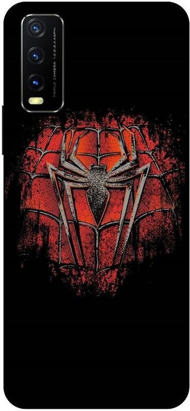 URCHIN Back Cover for Vivo Y20i Spiderman, Spiderman logo, Marval, superhero, Comic  (Multicolor, Shock Proof)