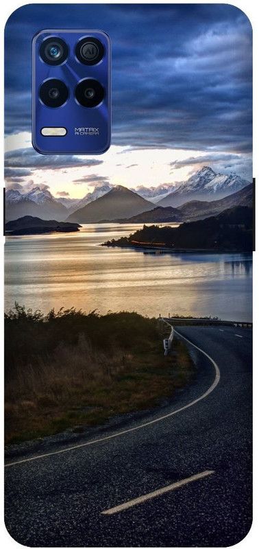Bluvver Back Cover for Realme 8s 5G , RMX3381, Printed Road Image Back Cover  (Multicolor, Hard Case, Pack of: 1)