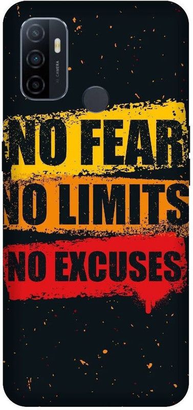 UMPRINT Back Cover for Oppo A33/Oppo CPH2137 No Fear No Limites Printed Back Cover  (Multicolor, Hard Case, Pack of: 1)