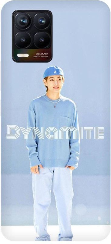 URCHIN Back Cover for Realme 8  (Blue, Shock Proof, Pack of: 1)