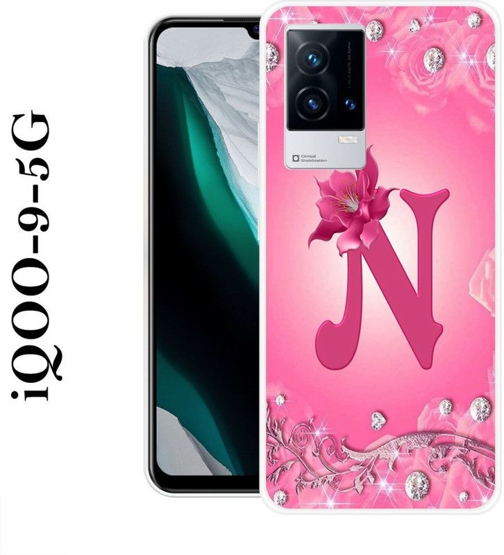 KLC Back Cover for IQOO 9 5G  (Pink, Grip Case, Silicon)