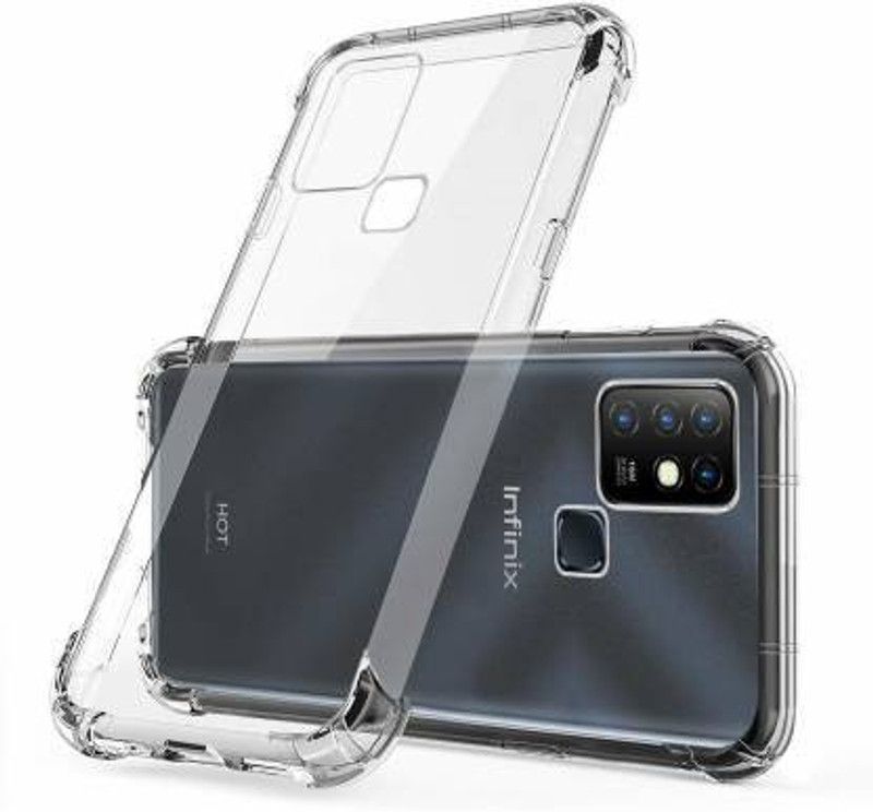 SmartLike Back Cover for Infinix Hot 10  (Transparent, Flexible, Silicon)