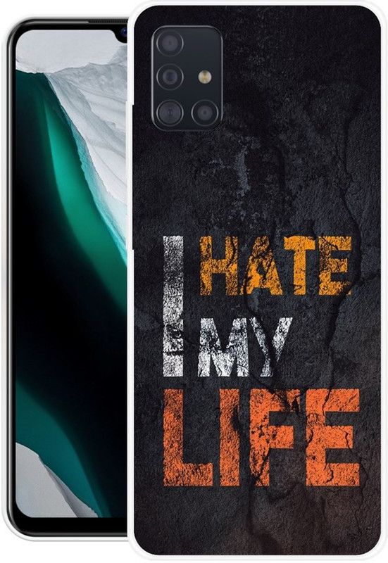 BLUEZAP Back Cover for Samsung Galaxy A51  (Grey, Grip Case, Silicon, Pack of: 1)