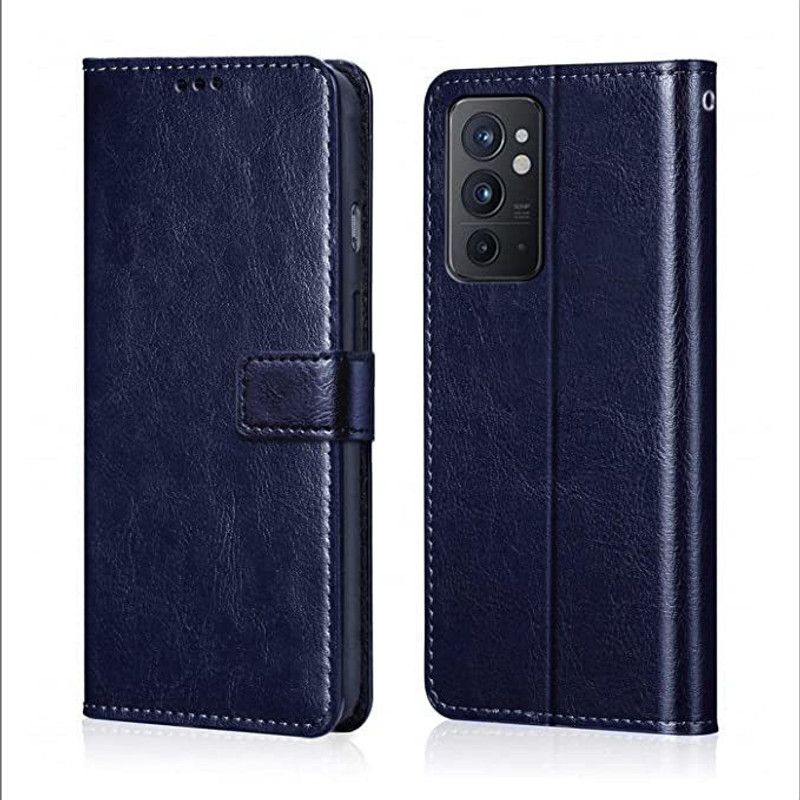 Urban Tech Flip Cover for OnePlus 9 RTFlip Case | Magnetic Closure | Shock Proof Wallet Flip Cover  (Blue, Magnetic Case, Pack of: 1)