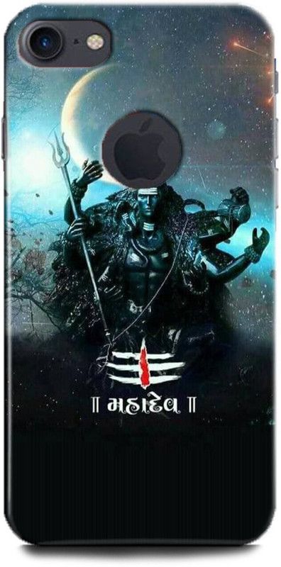 INDICRAFT Back Cover for Apple iPhone 8 SHIVJI, LORD SHIVA, MAHADEV, BHOLENATH, GOD  (Multicolor, Hard Case, Pack of: 1)
