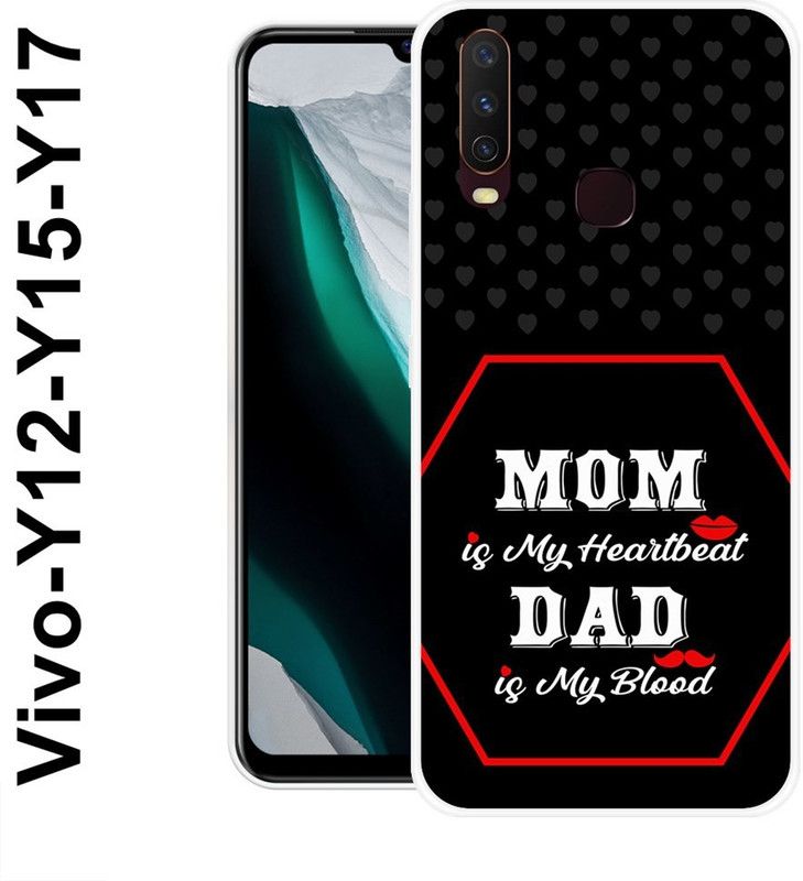 KUDI Back Cover for Vivo Y12, Vivo Y15, Vivo Y17  (Black, White, Silicon)