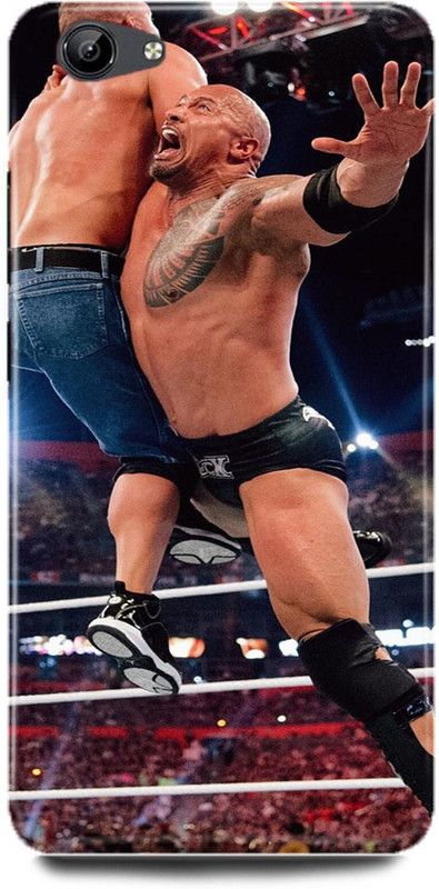 ZIGTOZAG SHOPPE Back Cover for vivo Y81i , 1812 & PD 1732, WWE, THEROCK, DAWAYNE, WWF  (Multicolor, Hard Case)