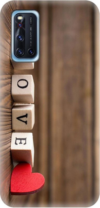 Smutty Back Cover for Vivo V19, Vivo 1933, PD1969F_EX - Love Print  (Multicolor, Hard Case, Pack of: 1)