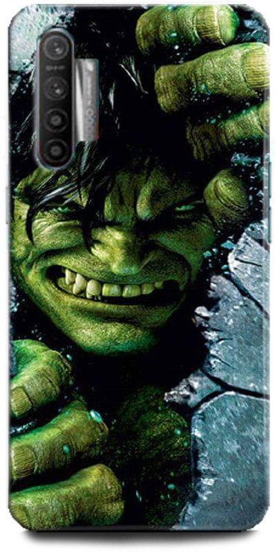 Afterglow Back Cover for Realme X2 HULK, ANGRY HULK, MARVEL, AVENGERS, SUPERHERO, COMIC  (Multicolor, Shock Proof, Pack of: 1)