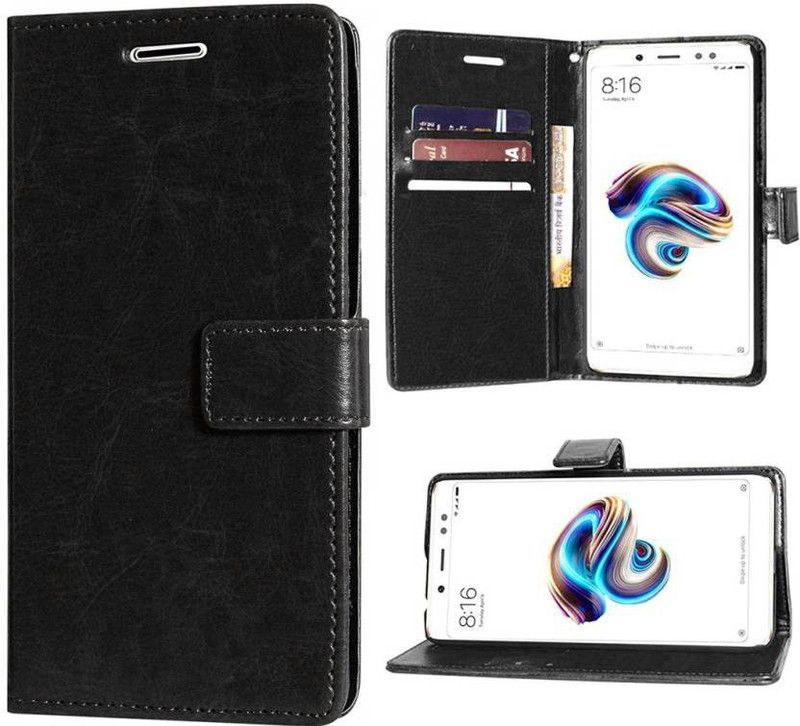 PerfectBuy Flip Cover for VIVO Y71  (Black, Pack of: 1)