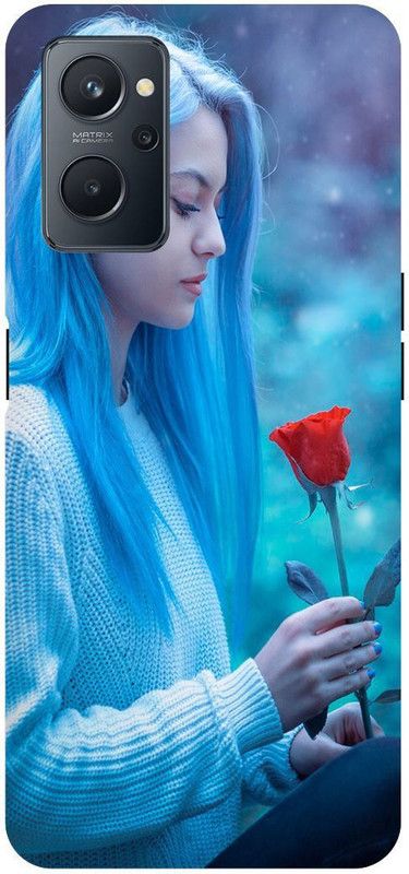 Bluvver Back Cover for OPPO A76, CPH2375 Printed Cut Girl Mobile Back Cover  (Multicolor, Hard Case, Pack of: 1)