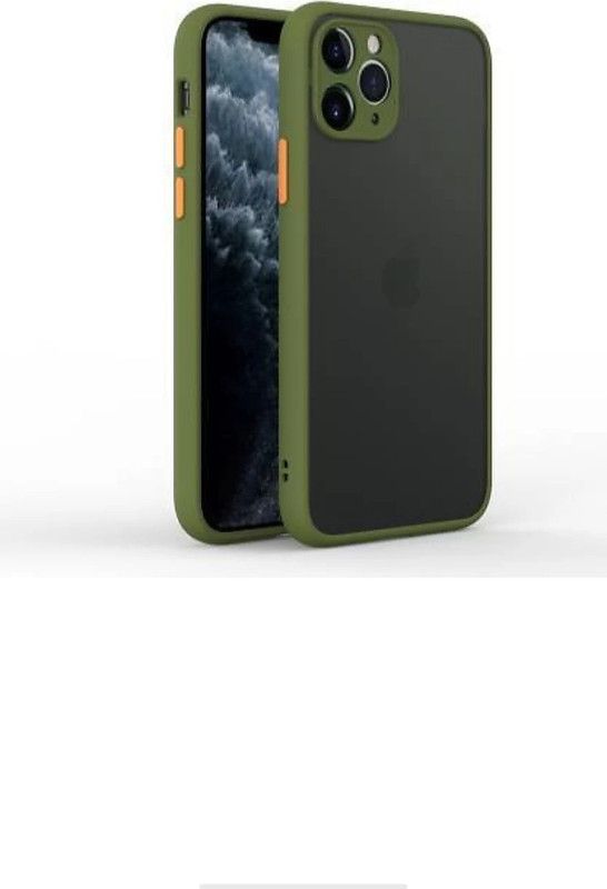 lazzy in hub Back Cover for iPhone 12 Pro Max  (Green, Shock Proof, Pack of: 1)