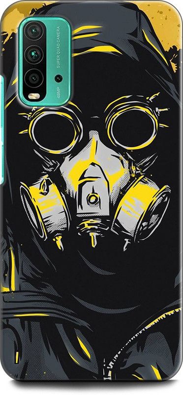 KEYCENT Back Cover for REDMI 9 Power MASK BOY, BLACK, SKULL, ART  (Multicolor, Pack of: 1)