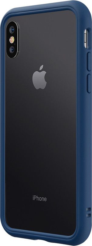 Rhino Shield Bumper Case for Apple iPhone X, Apple iPhone XS  (Blue, Shock Proof)