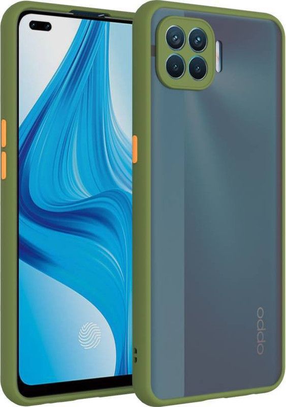 FIVE-O Back Cover for Oppo F17 Pro  (Grey, Camera Bump Protector, Pack of: 1)