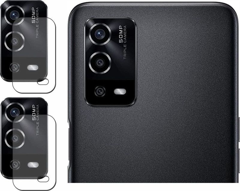 ZINJURIKI Back Camera Lens Glass Protector for Oppo A55  (Pack of: 2)