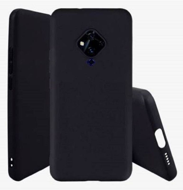 Techforce Back Cover for Vivo S1 Pro  (Black, Grip Case)