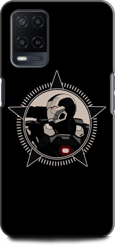 KEYCENT Back Cover for OPPO A54  (Black)