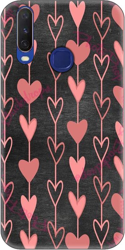 Smutty Back Cover for Samsung Galaxy A20s, SM-A207F - Hearts Print  (Multicolor, Hard Case)
