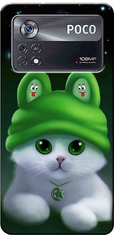 Auqueno Back Cover for Poco X4 Pro 5G 2845  (Multicolor, Dot View, Silicon, Pack of: 1)