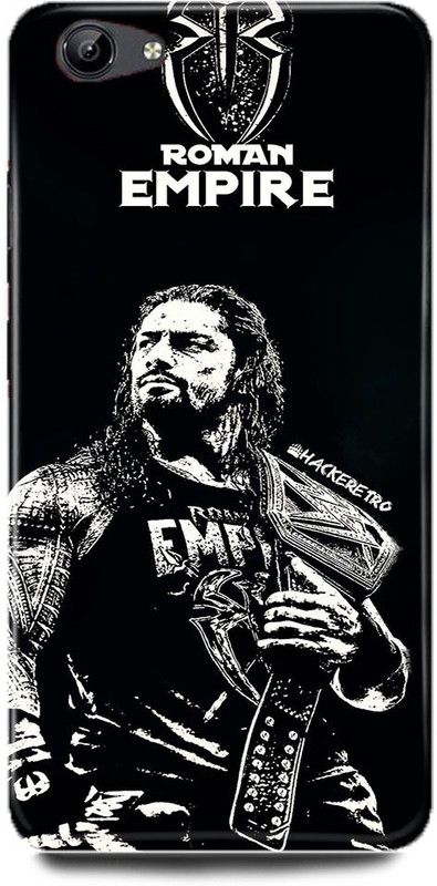 FRONK Back Cover for Vivo V5, 1601, ROMAN, REIGNS, WRESTLER, WWE, SHIELD  (Black, Hard Case, Pack of: 1)