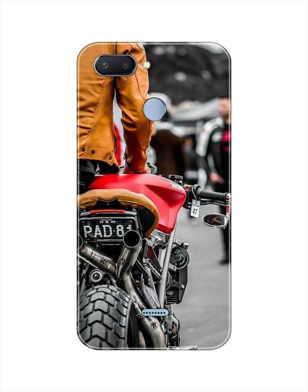 Smutty Back Cover for Mi Redmi 6 - Bike Print  (Multicolor, Hard Case, Pack of: 1)