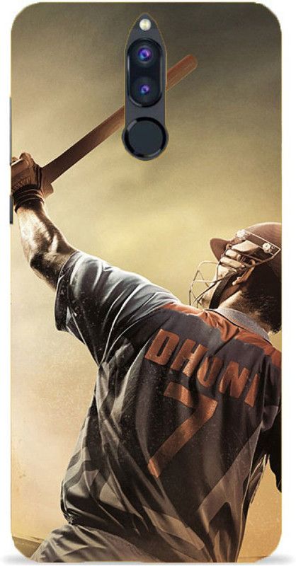 NDCOM Back Cover for Huawei Honor 9i MS Dhoni Printed  (Multicolor, Hard Case, Pack of: 1)