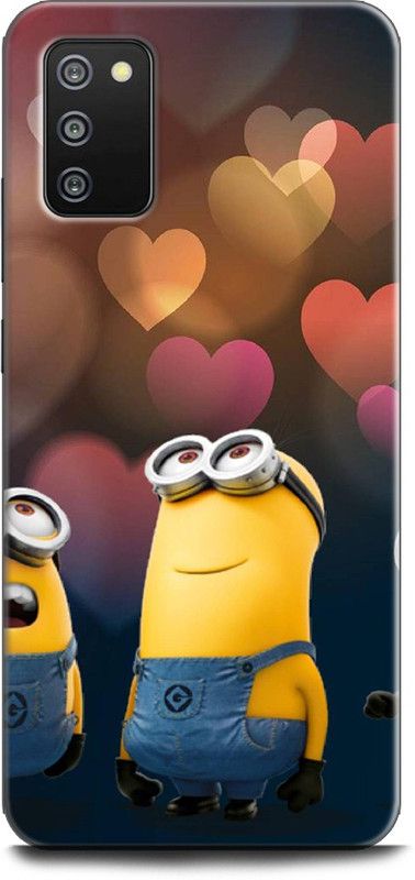 Afterglow Back Cover for SAMSUNG Galaxy F02s MINIONS, CUTE, FUNNY, CARTOON, MINIONS CUTE, CUTE  (Multicolor, Shock Proof, Pack of: 1)