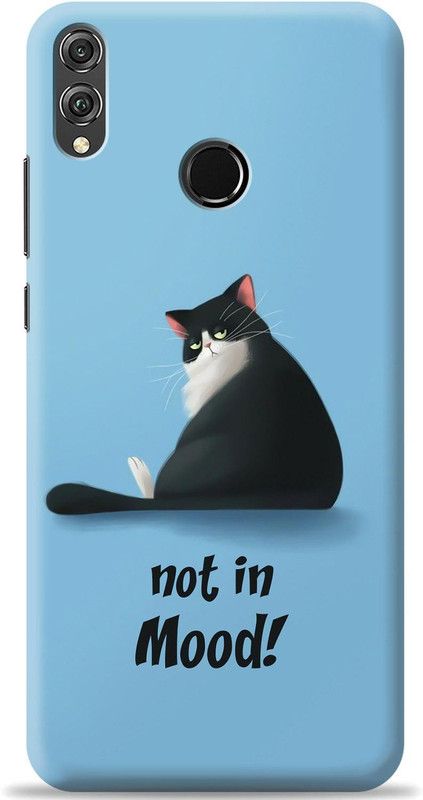 Crafter Back Cover for Honor 8X  (Blue, Black, Shock Proof, Pack of: 1)