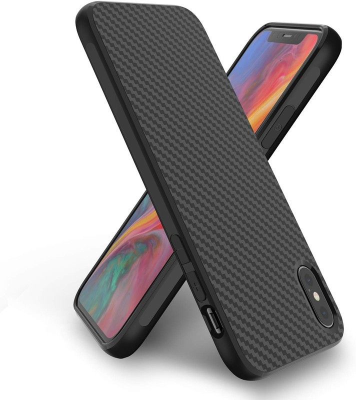 Elica Back Cover for Apple iPhone XS Max  (Black, Shock Proof, Silicon, Pack of: 1)