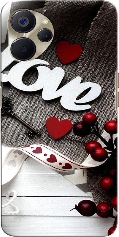 INTELLIZE Back Cover for Realme 9i 5G LOVE, HEART, ROSE, FOREVER LOVE  (Multicolor, Hard Case, Pack of: 1)
