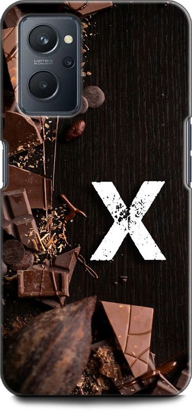 KEYCENT Back Cover for Realme 9i  (Brown, White)