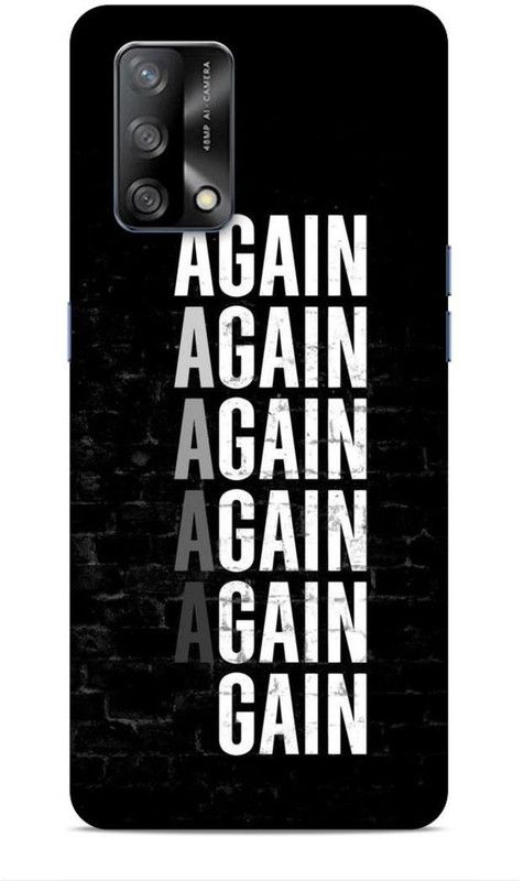 SmashItUp Back Cover for Oppo F19 Motivational Quote / Saying  (Multicolor, Hard Case)