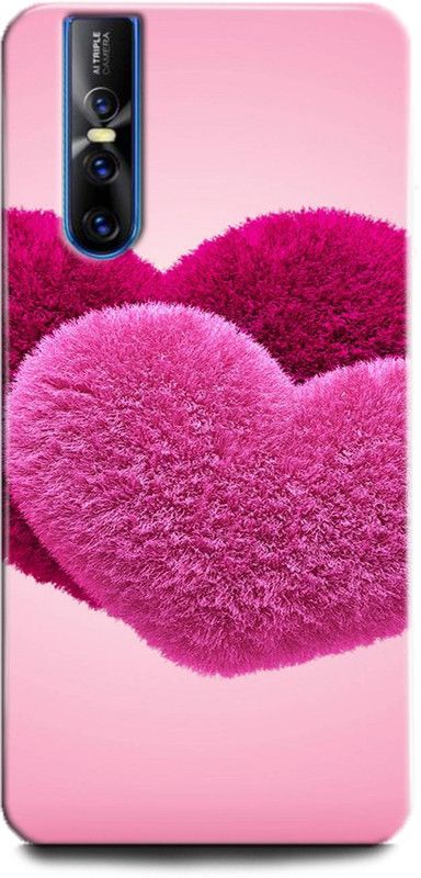Afterglow Back Cover for Vivo V15 Pro HEARTS, LOVE HEARTS, LOVE, FOREVER  (Multicolor, Shock Proof, Pack of: 1)