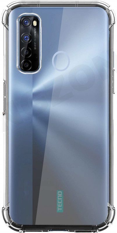 OffersOnly Bumper Case for Techno Spark 5 Pro Scratch Resistant  (Transparent, Shock Proof, Silicon, Pack of: 1)