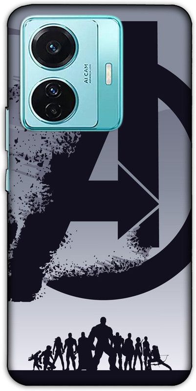 iprinto Back Cover for Vivo T1 Pro 5G, IQOO Z6 Pro 5G Avenger Superhero Back Cover  (Blue, Hard Case)